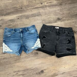 2 Pairs of SO Denim Shorts